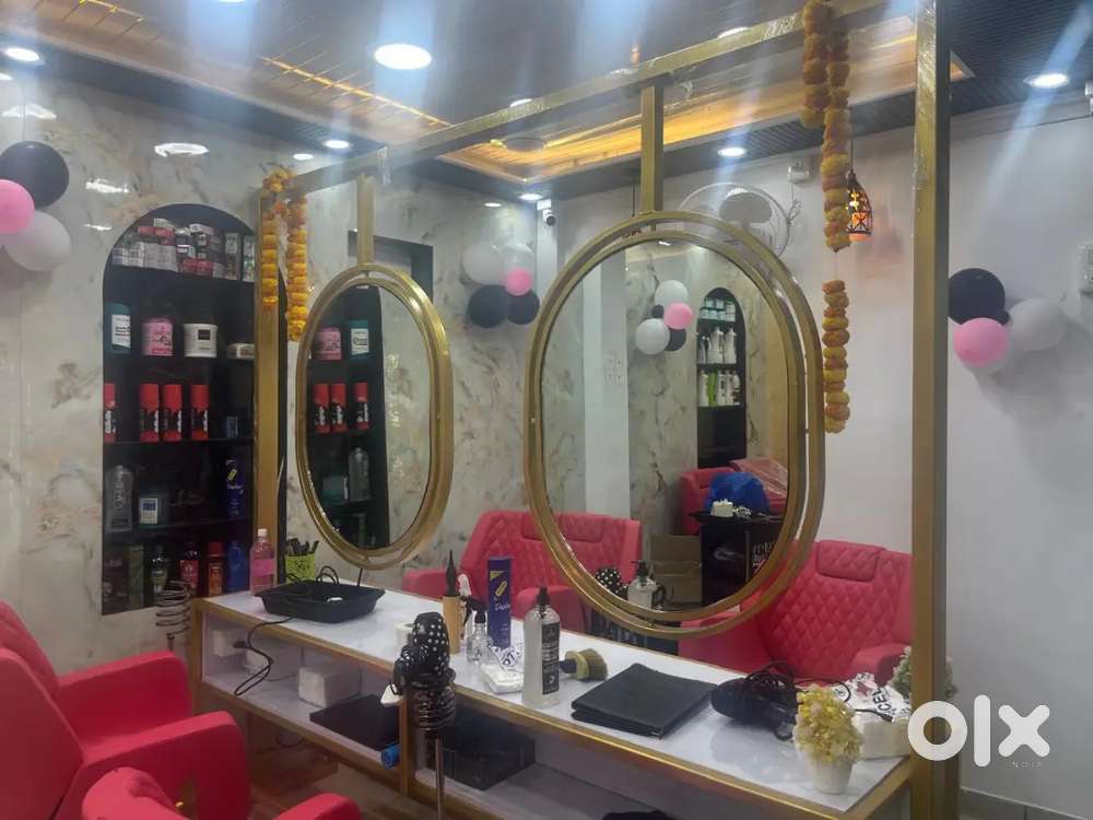 Salon for sale and rent fully furnished