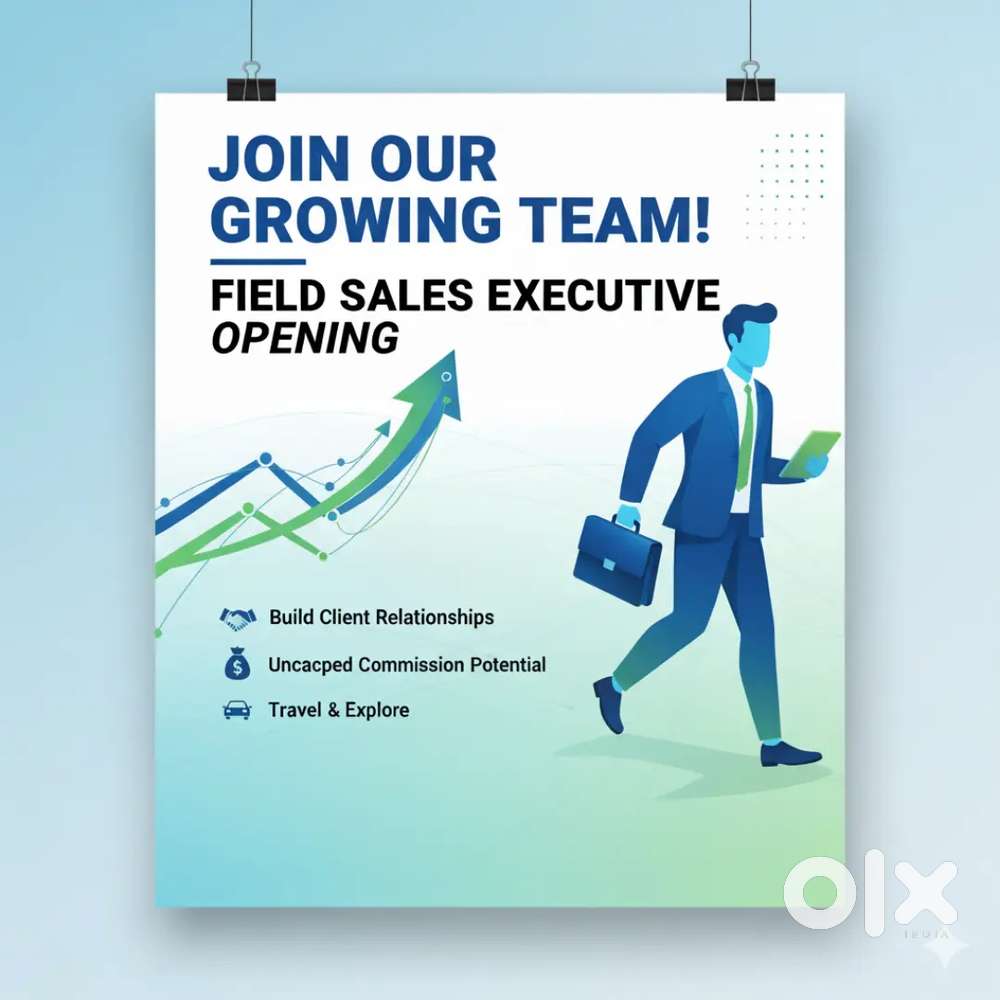 Hiring for field sales executive fix salary monthly 17500