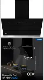 Crompton Chimney Intelli Sense90cm