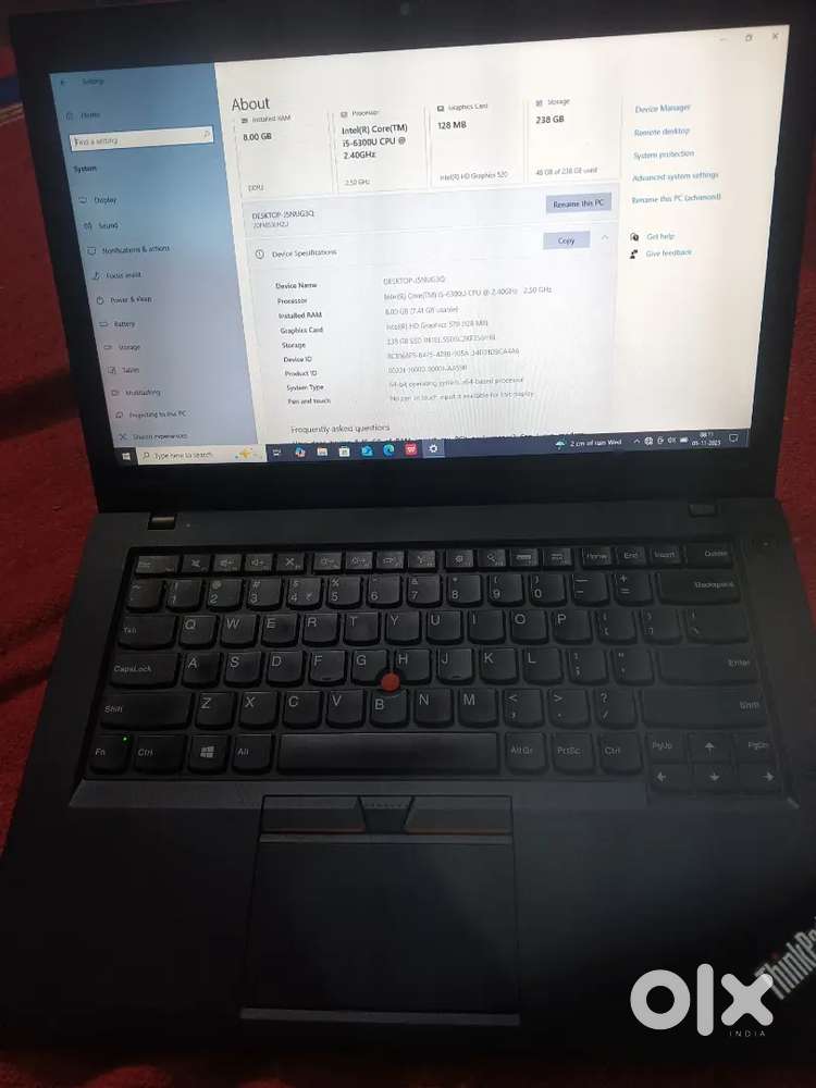 Thikpad laptop