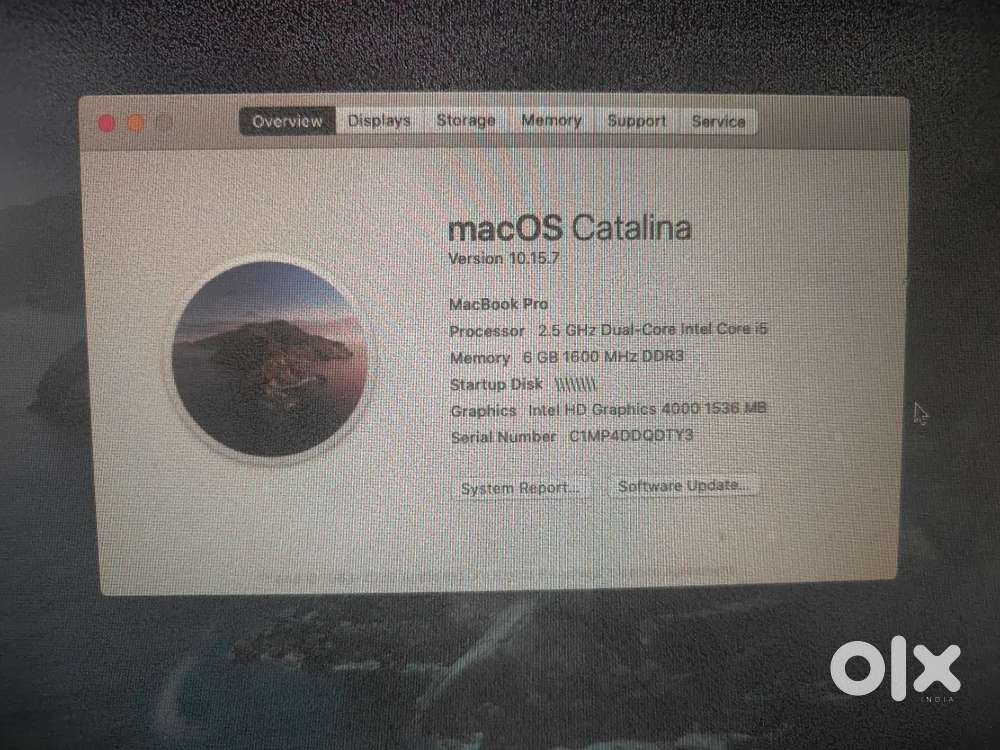 Apple Macbook pro(13inch,mid 2012)