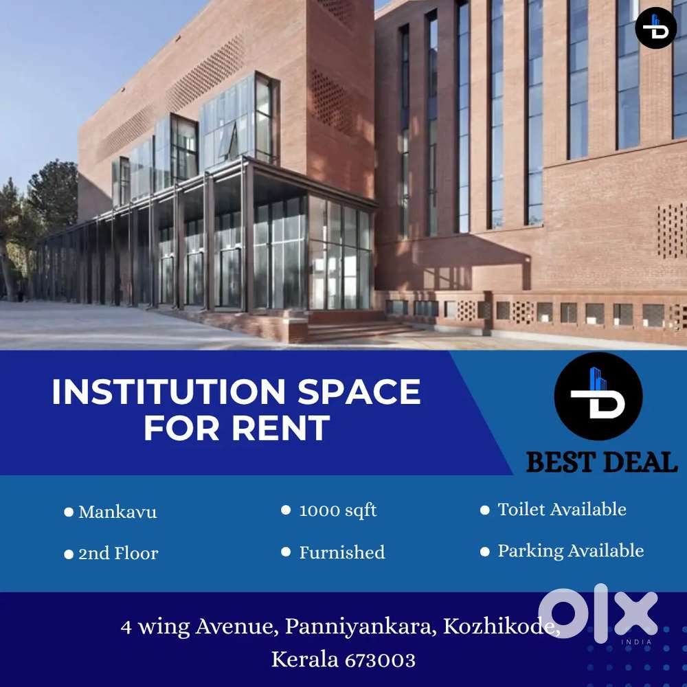 INSTITUTE SPACE FOR RENT AT MANKAV