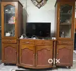 Two showcase with table