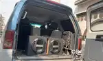 Alpine 12 heavy bass 2woofers with leather wrap box(car music system)