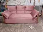Brand New Three Seater sofa cum-bed with good quality fabric
