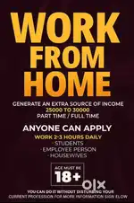 Part time work from home
