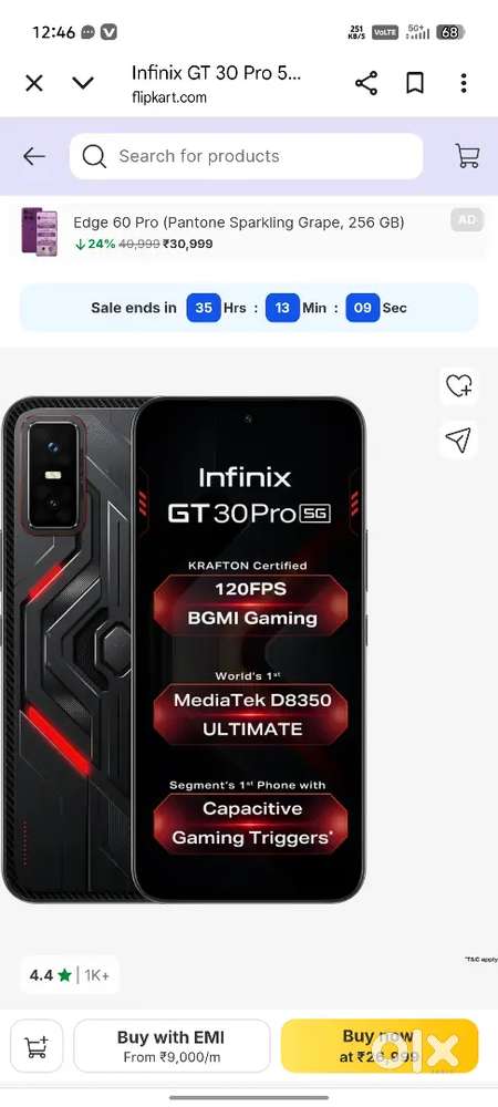 Infinix gt39pro