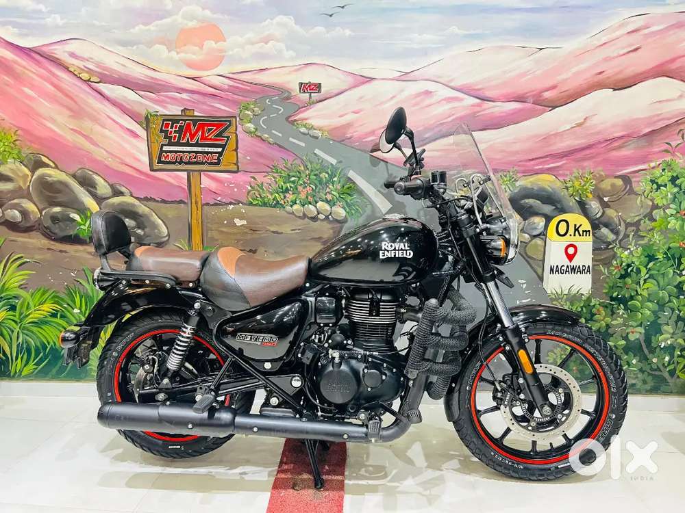 ROYAL ENFIELD METEOR 350CC DUAL DISC DUAL ABS BLACK COLOUR MODEL 2022