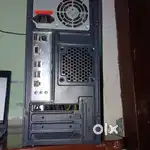 computer's cpu and monitor