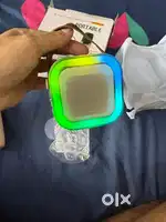 Portable bluetooth speaker with RGB and karaoke