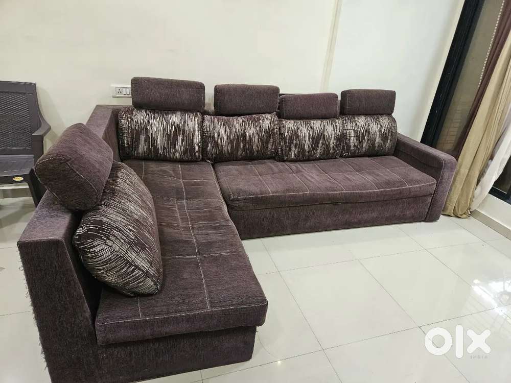 5 seater Huge Sofa cum Bed with Storage