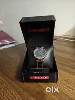 Titan Quartz Analog Ceramic Strap Watch for Women