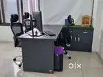Office Furniture Set - Main Table, Side Table & Staff Desk with Chair