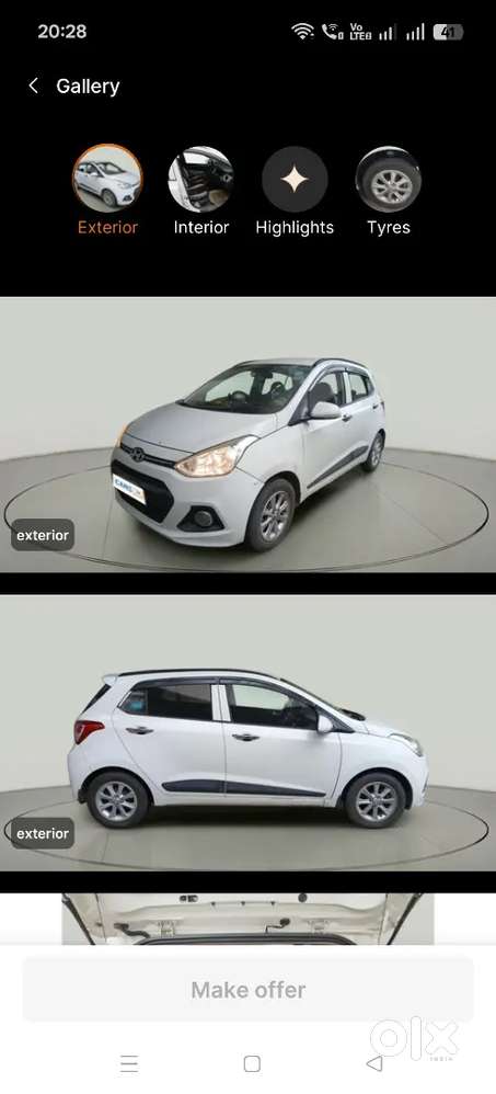 Hyundai Grand i10 Topend model 2015 make register 2016