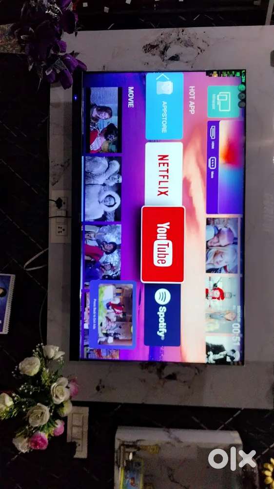 50 inches LED video max 4k smart tv