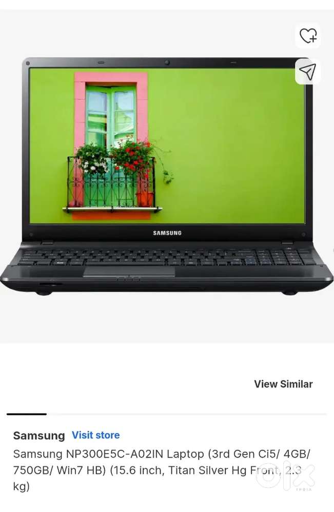 Samsung NP300E5C -A02IN.  4/750 GB