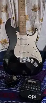 Electric guitar with processor