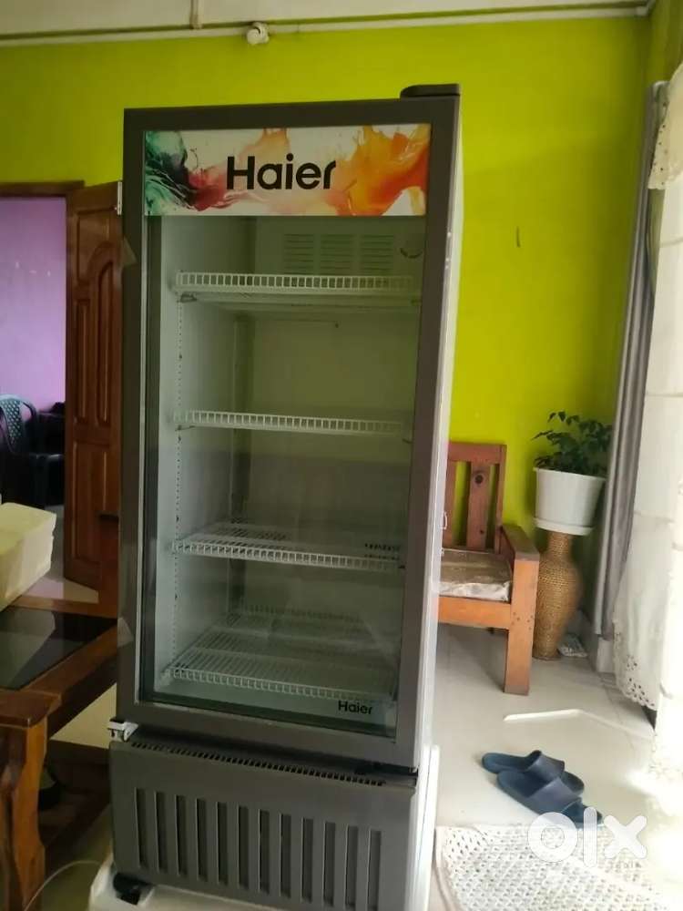 Haier fridge with Glass transparent door