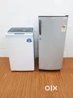 #-# Intex 190ltr refrigerator & Intex 6kg washing machine*