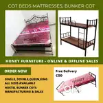 Sleep Strong: Steel Cots + Comfort Mattresses Combo