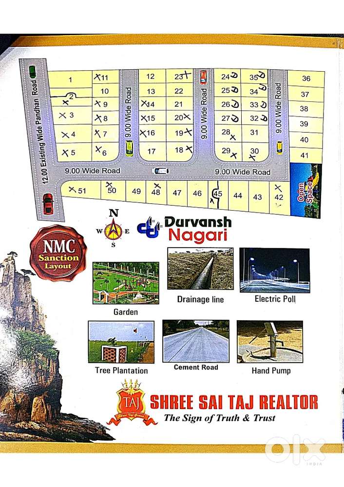 Clear title RL Plots available for sale at Narsala Road