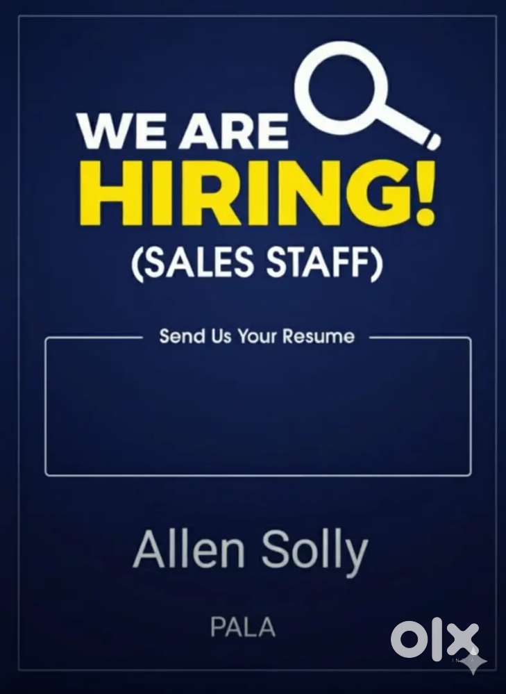 Urgent requirement customer service associate for Allen Solly Pala