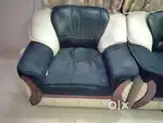 Black and sandal mixed Sofa set