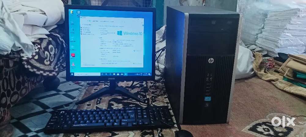 Hp  i3  Computer With Monitor