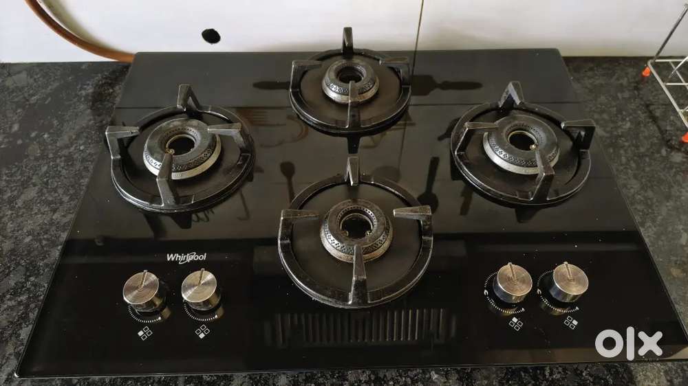 Whirlpool Gas hobtop with four burners