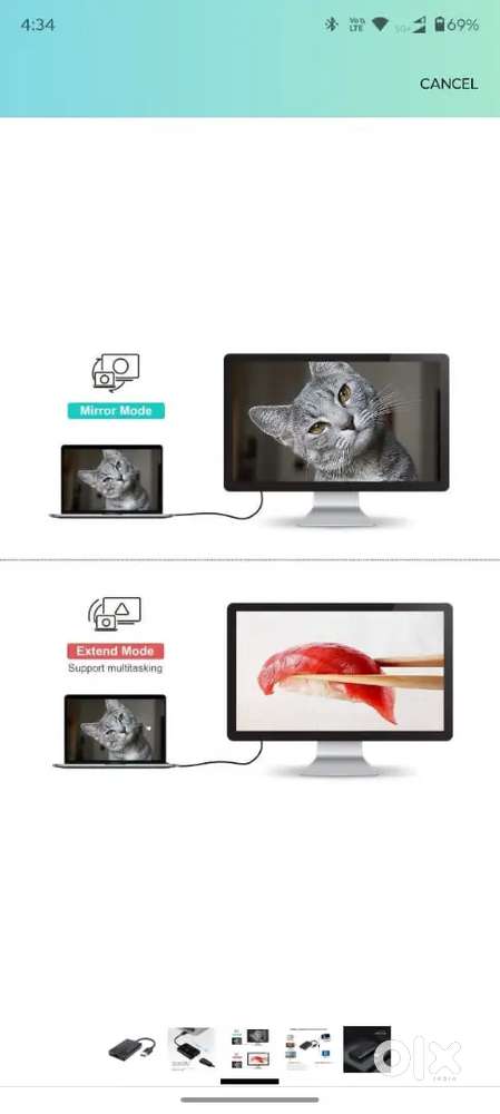 Cable Creation USB3.0 to HDMI with Display Link Chip for Windows & Mac