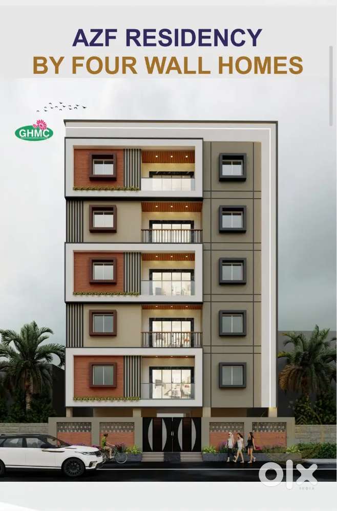 3BHK GHMC Approved Flats for Sale At LIC Colony  Mehdipatnam Road