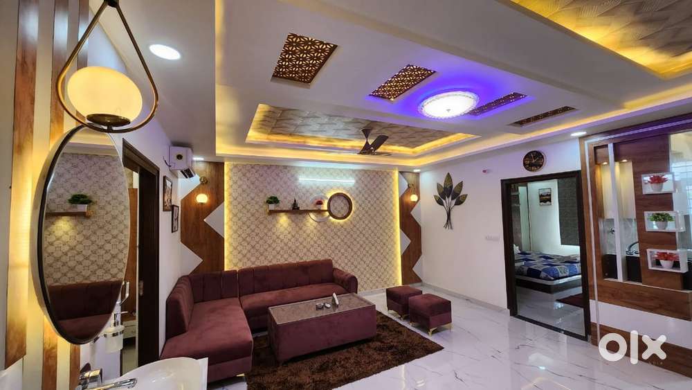 Fully furnished flat good location easy aproch