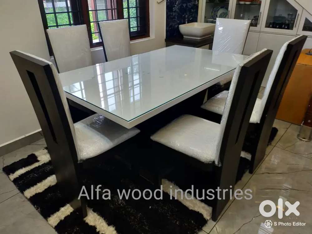 Wooden dining table set available factory direct