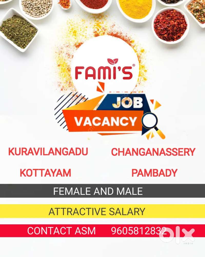 Sales/Marketing staff for FMCG company