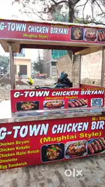 Stainless steel food cart