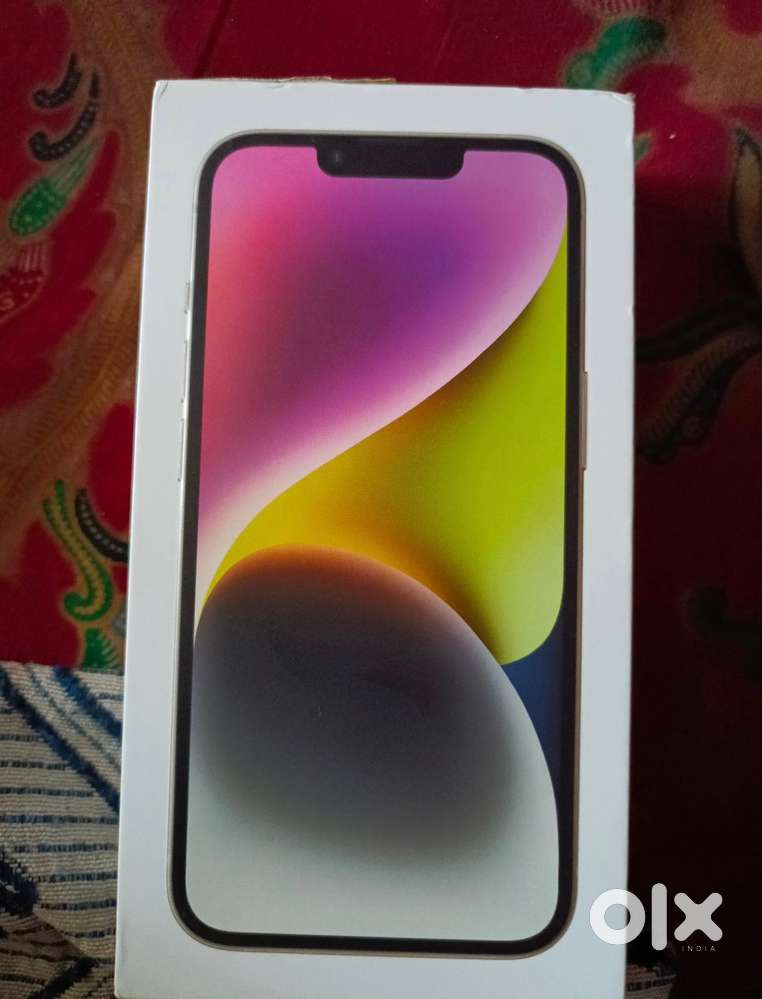 iPhone 14128 gb Price 45000 battery health 87 bill cable charger