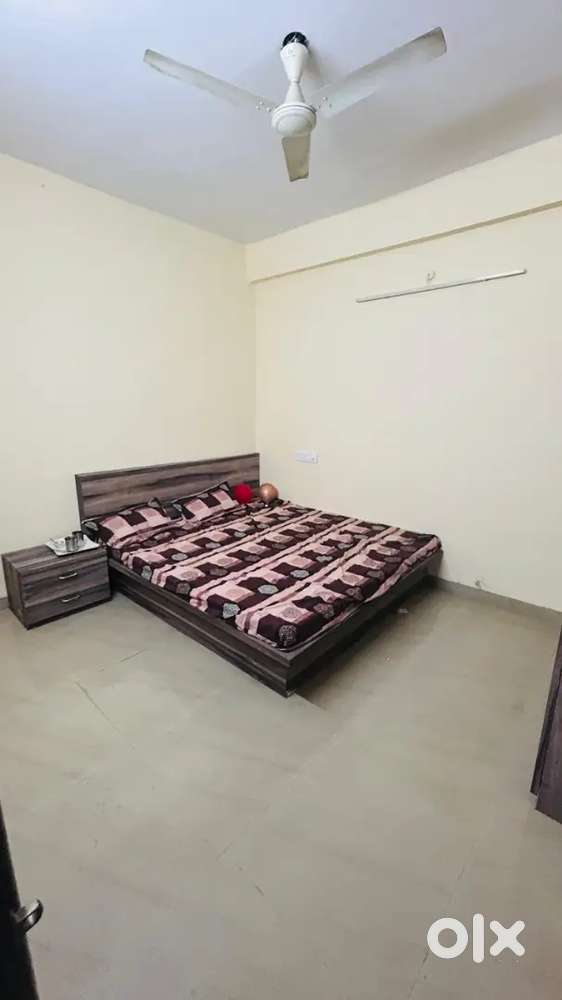 2 bhk flat with Bed wardrobe