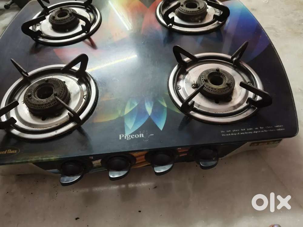 4 burner gas stove