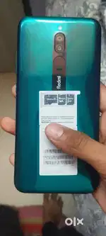Redmi 8 (4+64) emrald color with superb condition with good display