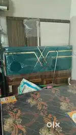 Wednesday super sale buy new double bed with box 6999 EMI Available