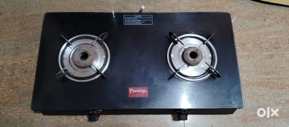 Glass top prestige gas stove