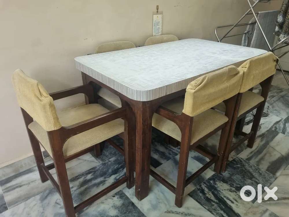 Sag dining table + 6 chair