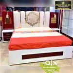 Khwaja Furniture.  Super Luxury Bedroom set. Bajaj finance available.