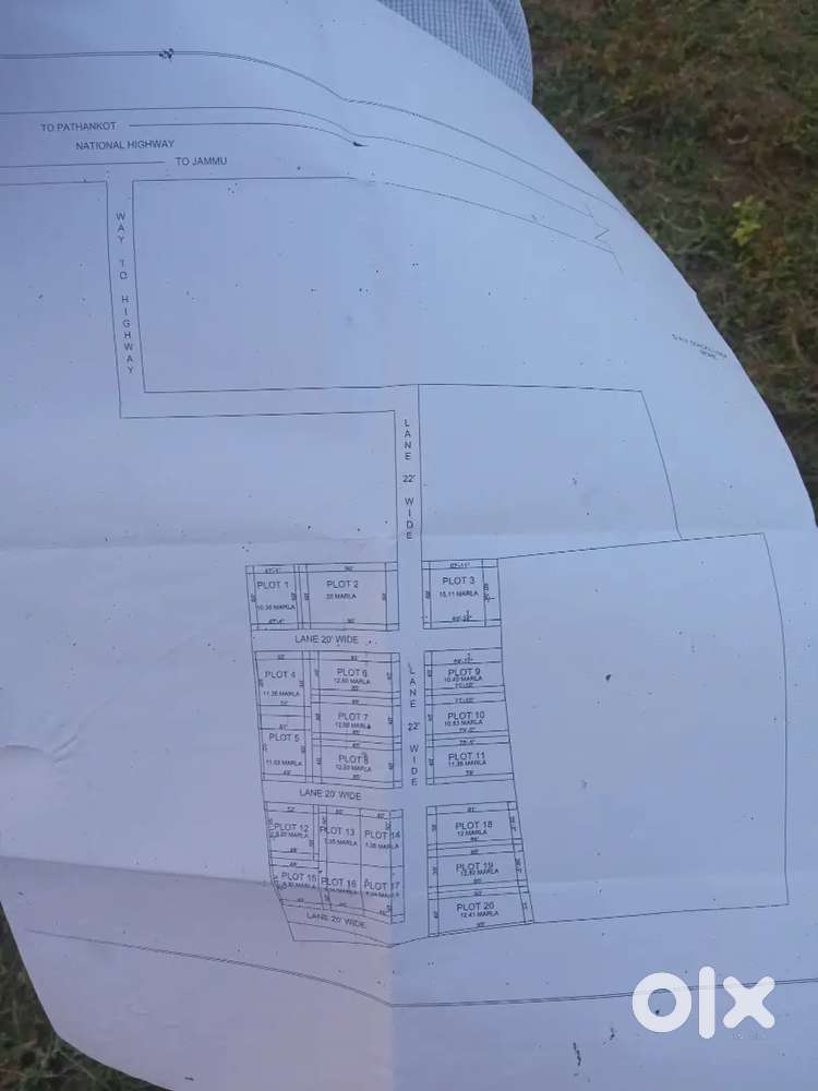 Plots for sale in Kathua near NH44 interested party contact me