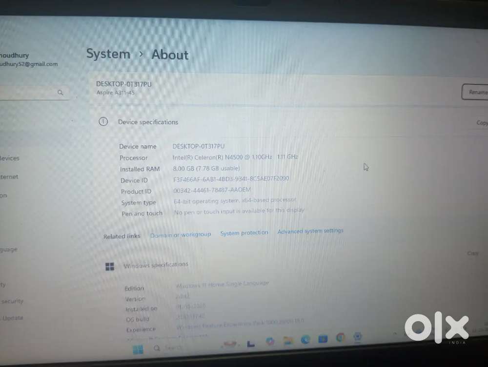 Acer laptop