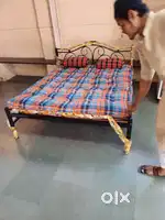 Brand New metal nd wooden foldable Bed with gadi high quality strong a