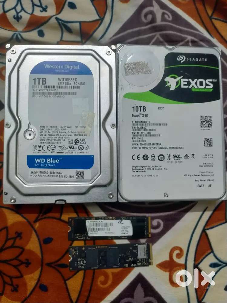 HDD (Hard Disk Drive) & SSD (Solid State Drive) for sell.
