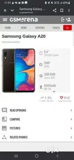 Samsung a20, 2019 4G & iPhone 12 pro max