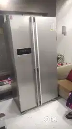 LG 581Ltr fully working conditions side by side door