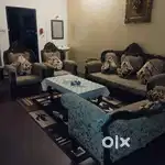 New wood sofa set with sethi